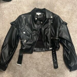 Leather jacket size M brand new!